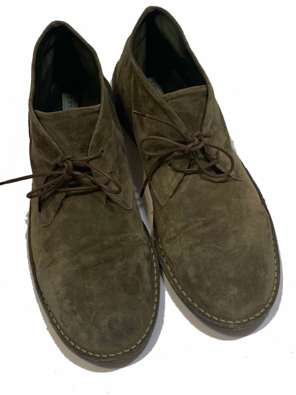 Ernesto dolani Men's Suede Chukka Boots - Lace-Up Desert Style